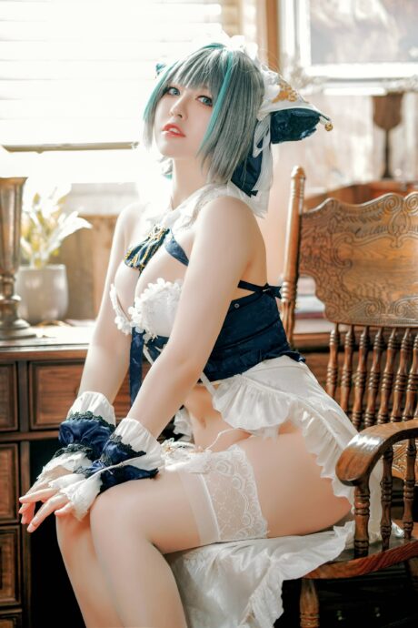 BANBANKO半半子碧蓝航线柴郡COS写真:56张猫耳舰娘高还原度图集