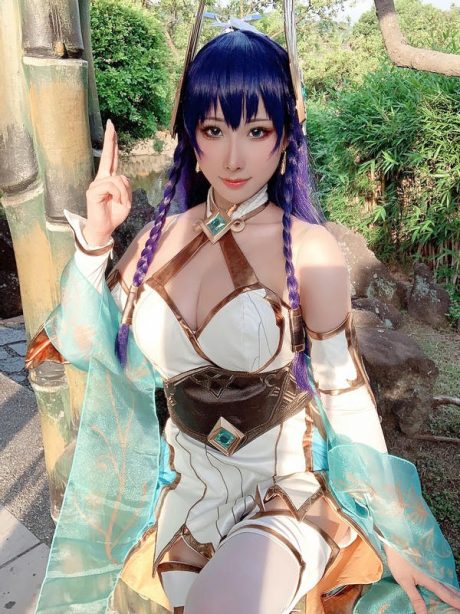 COS雨波_HaneAme演绎艾瑞莉娅玉剑传说 展现刀锋舞者的仙气与英姿