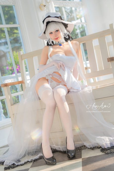 COS雨波_HaneAme演绎碧蓝航线光辉礼服造型