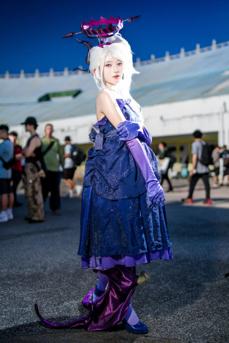 Turq_KJ亮相FF45漫展返图,精致还原《蔚蓝档案》空崎阳奈礼服COS