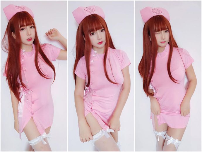 古川kagura幼年蕾姆COS图集:清透微光特写,定格甜美灵动的少女感