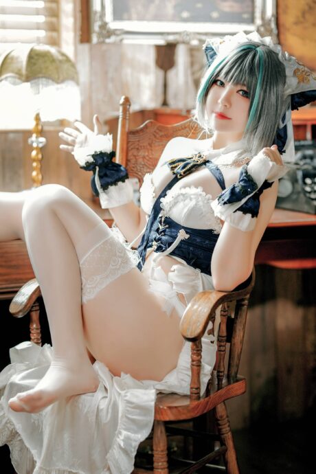 BANBANKO半半子碧蓝航线柴郡COS写真:56张猫耳舰娘高还原度图集