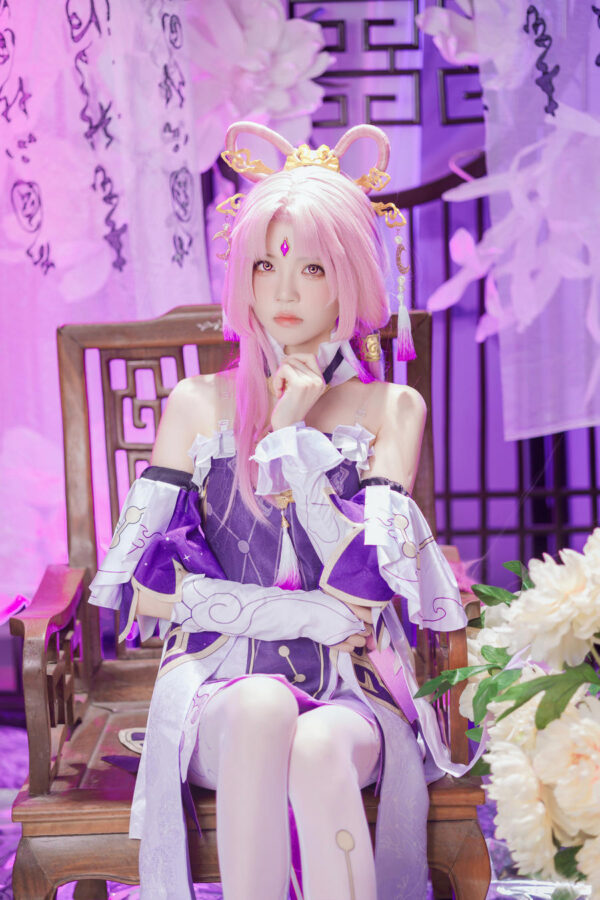 桜桃喵符玄COS图赏:星穹铁道太卜司之首的东方幻想与命运美学