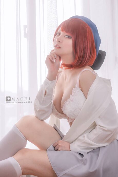 Machi馬吉《我推的孩子》有马加奈COS，逆光制服下的明媚少女质感
