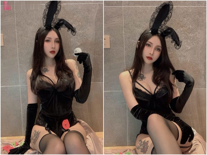 vams子高冷风格写真合集：修女与兔女郎经典造型视觉盘点