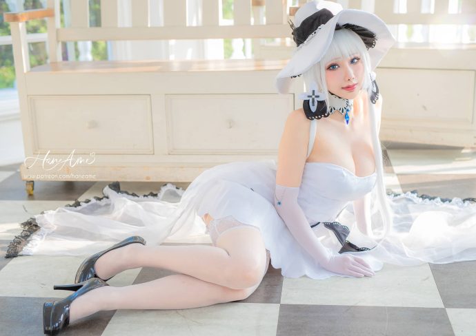 COS雨波_HaneAme演绎碧蓝航线光辉礼服造型