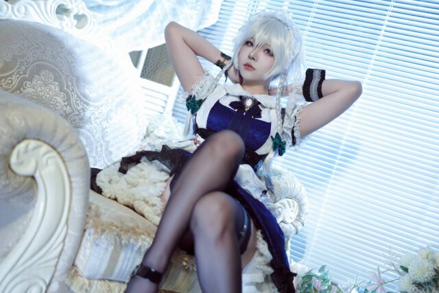yuuhui玉汇作品诠释东方Project十六夜咲夜，红魔馆女仆长冷冽优雅