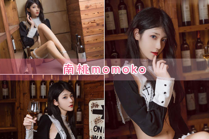 南桃Momoko海边旗袍与暗黑兽耳写真:风格多变的00后COS博主作品合集