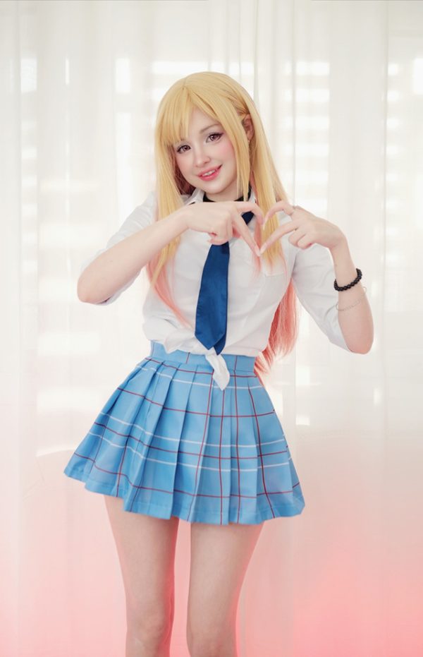 HidoriRose化身《更衣人偶》喜多川海梦，尽显元气辣妹魅力的COS图集