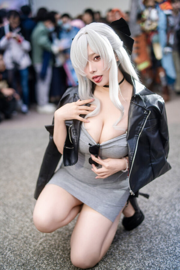 葵Aoi FF46灰姑娘COS:胜利女神妮姬的冷艳高级感还原