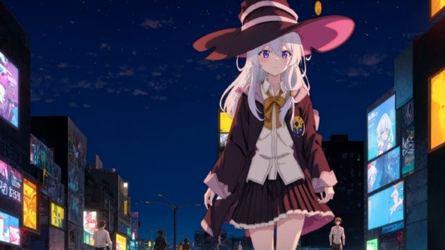 外星嫣子_Yan cos伊蕾娜，还原《魔女之旅》银发魔女的俏皮气质