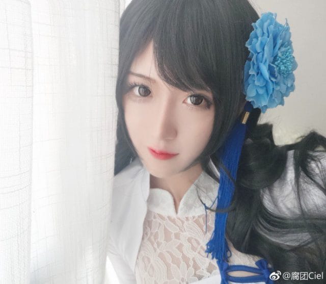 腐团Ciel《少女前线》95式旗袍造型 贴身剪裁展现东方曲线美