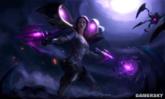 EnzhStrelnikova《英雄联盟》卡莎COS，虚空之女暗紫铠甲造型图集