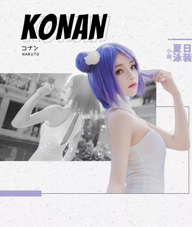 千夜未来联合桜桃喵演绎火影忍者女忍者COS：暗调忍界布景下多角色气质差异化还原图集