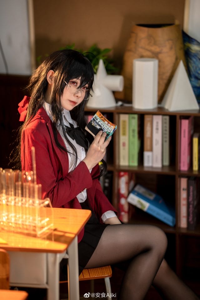 安食Ajiki碧蓝航线大凤JK校服版写真，放学后的甜系校园图赏