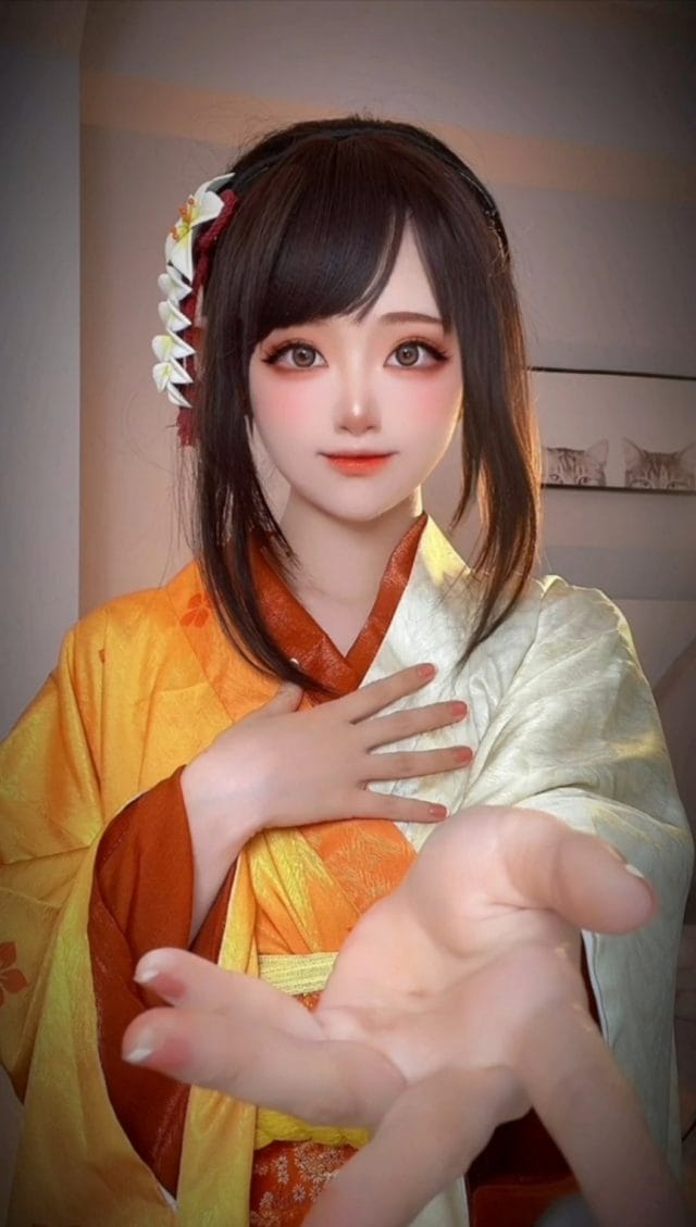 小柔SeeU王者荣耀COS写真：柔光质感下服装还原近乎完美
