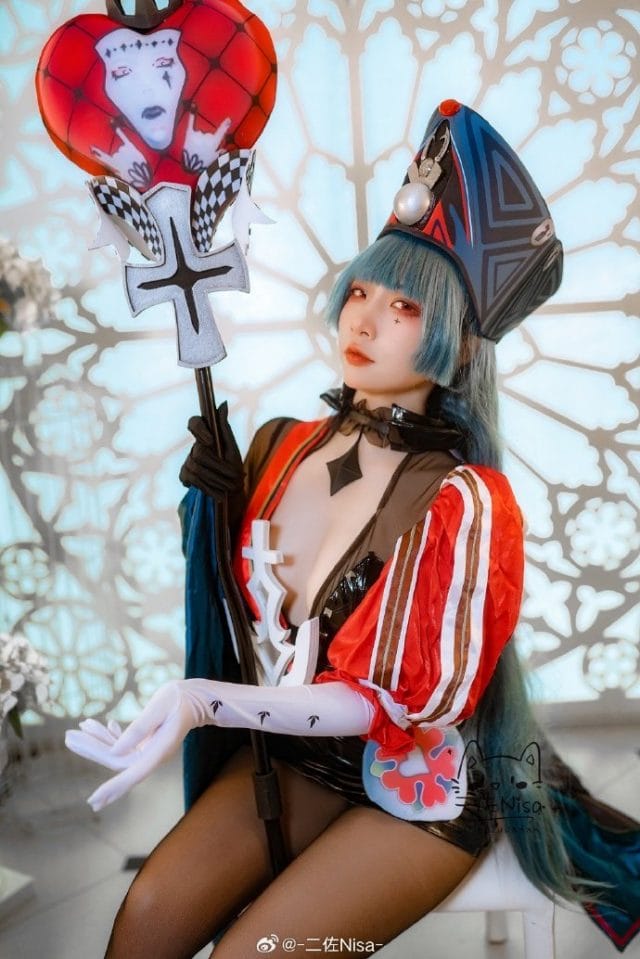 二佐Nisa《碧蓝航线》马可波罗COS，海盗帽长杖显气场