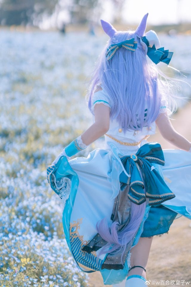 w百合欧皇子w COS目白麦昆:赛马娘Pretty Derby名门大小姐的优雅还原