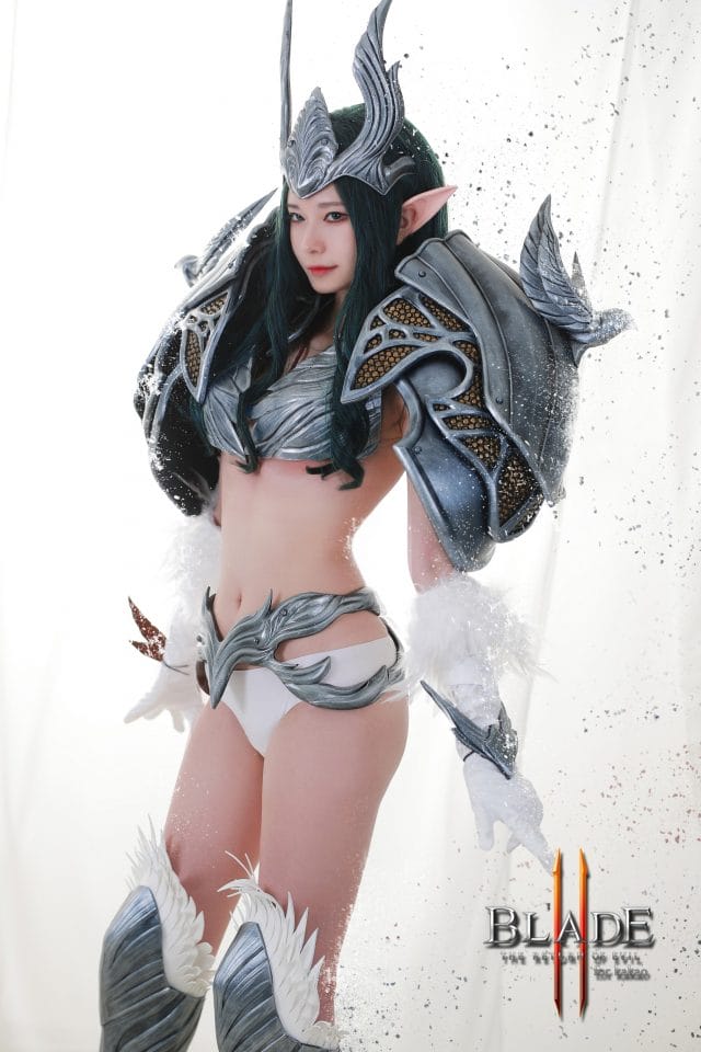 《刀锋战记II:邪恶回归》|BladeII cosplay:冷冽护甲还原韩系动作RPG邪魅气质