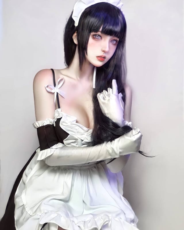 啊川_Azey 还原《火影忍者》日向雏田,疾风传忍服与 THE LAST 围巾造型多版本演绎
