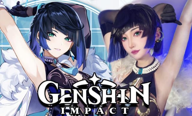 Ichiban_一番春日桃COS原神夜兰 神秘特工气质与身材曲线完美还原