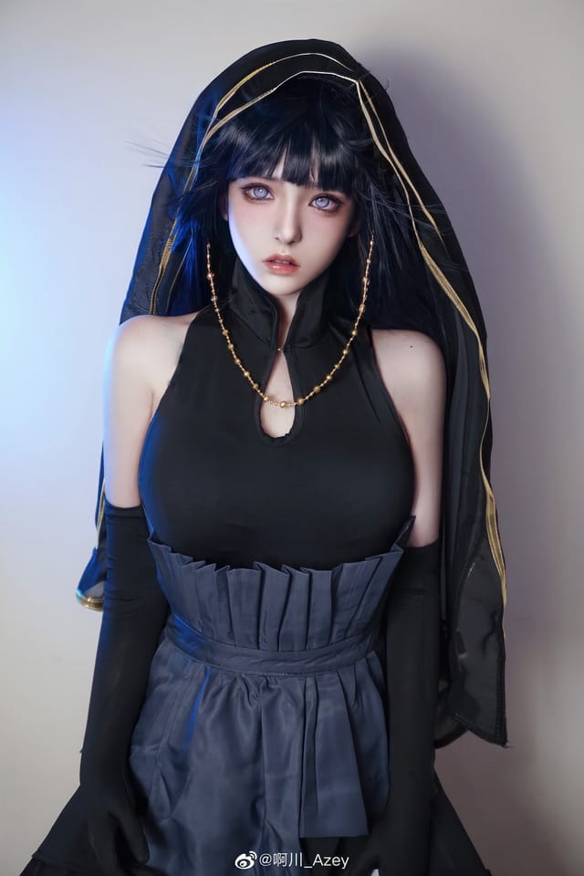 啊川_Azey 还原《火影忍者》日向雏田,疾风传忍服与 THE LAST 围巾造型多版本演绎