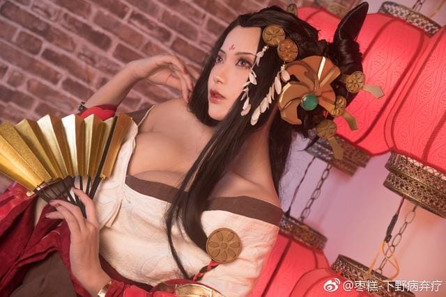 枣糕-下野病弃疗《一梦江湖》COS:竹林庭院实景还原古风武侠气质