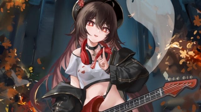 花甲conch《原神》胡桃COS 往生堂堂主服装还原与顽皮气质演绎