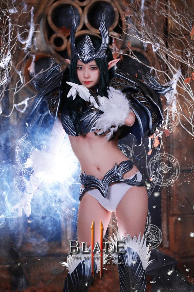 《刀锋战记II:邪恶回归》|BladeII cosplay:冷冽护甲还原韩系动作RPG邪魅气质