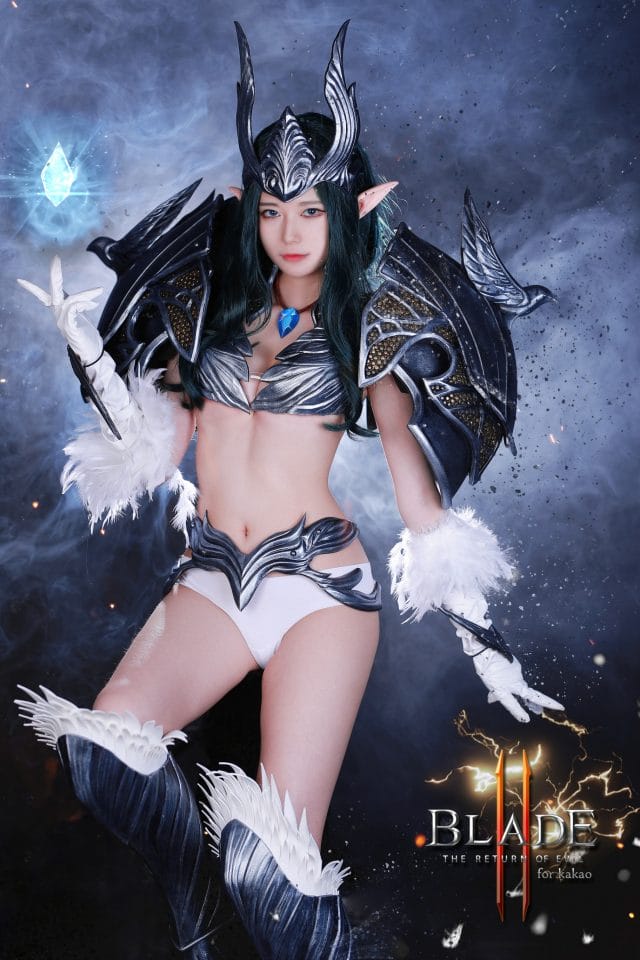 《刀锋战记II:邪恶回归》|BladeII cosplay:冷冽护甲还原韩系动作RPG邪魅气质