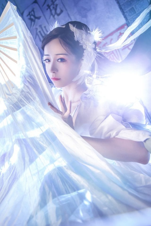 紫颜颜sweet COS楚留香传奇苏蓉蓉,古装扮相还原盗帅红颜