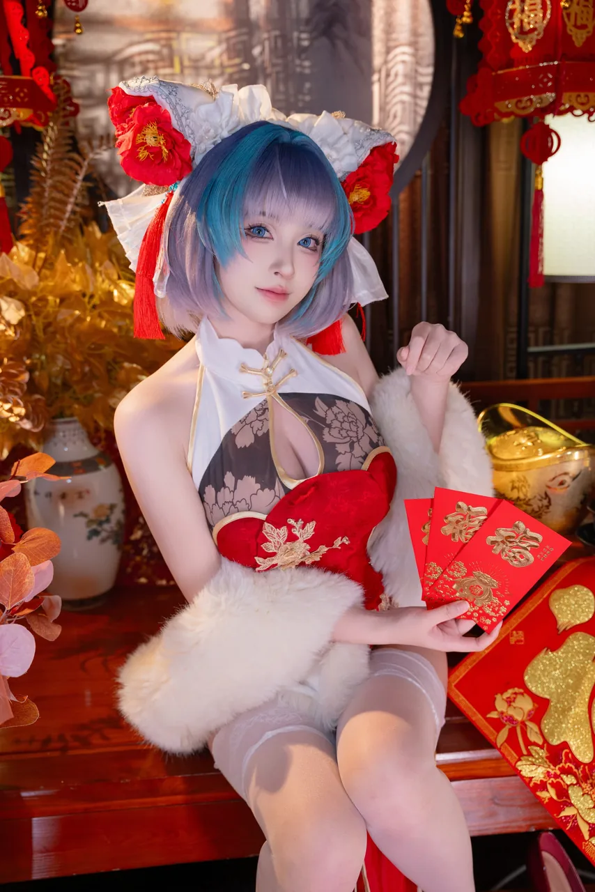 清水由乃柴郡旗袍