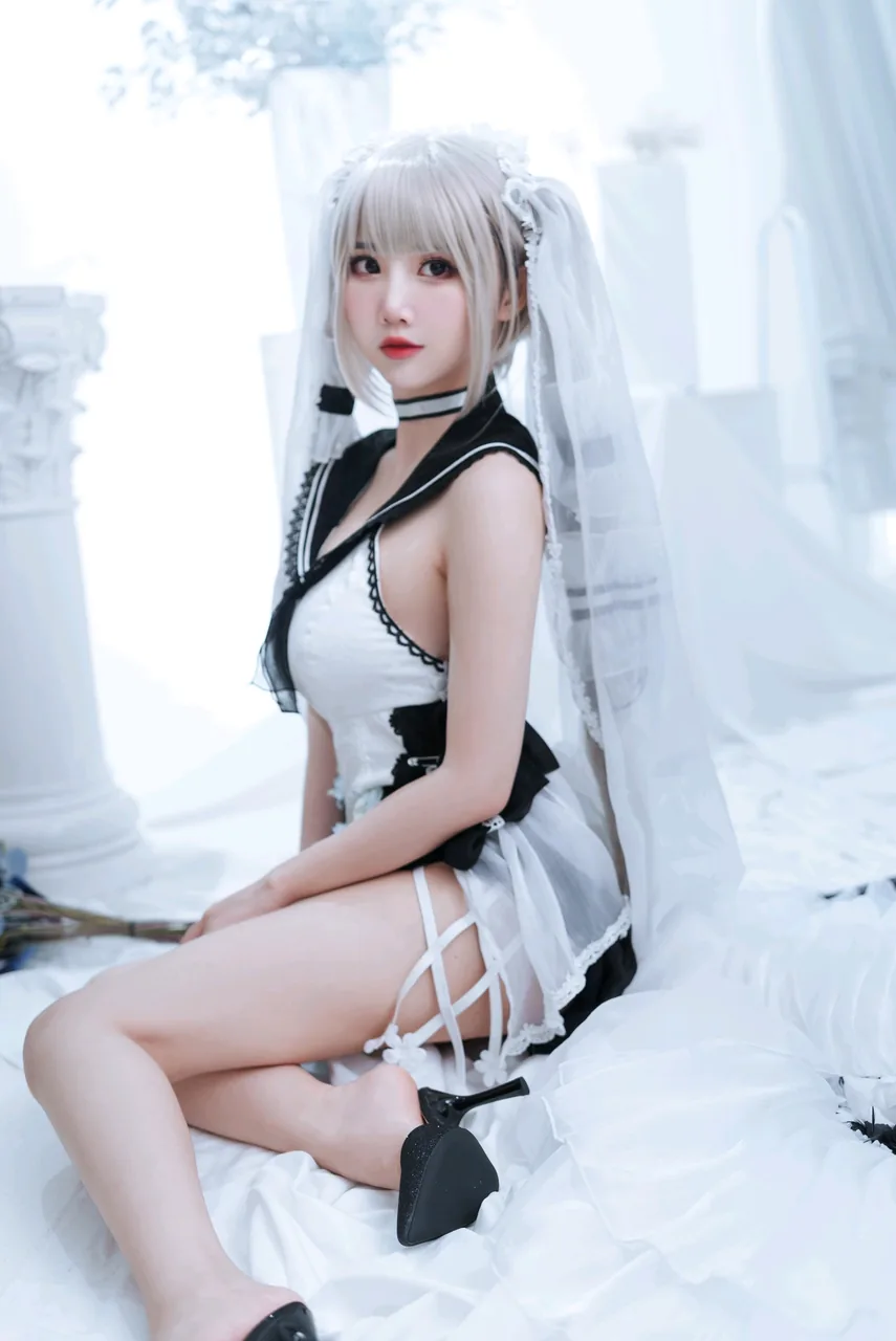 面饼仙儿可畏婚纱