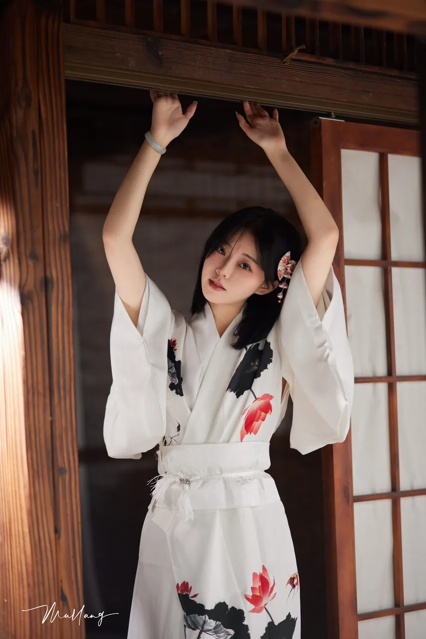 橘猫juju水墨丹青和服