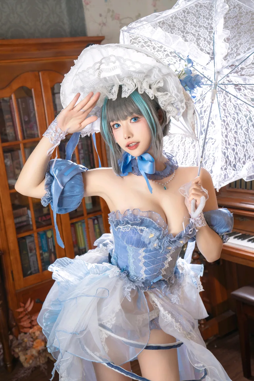 Momoko葵葵柴郡礼服