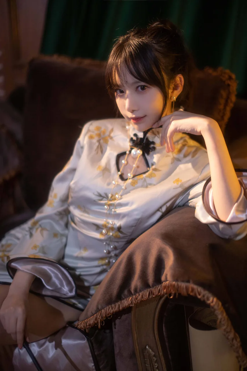 Shika小鹿鹿中秋旗袍