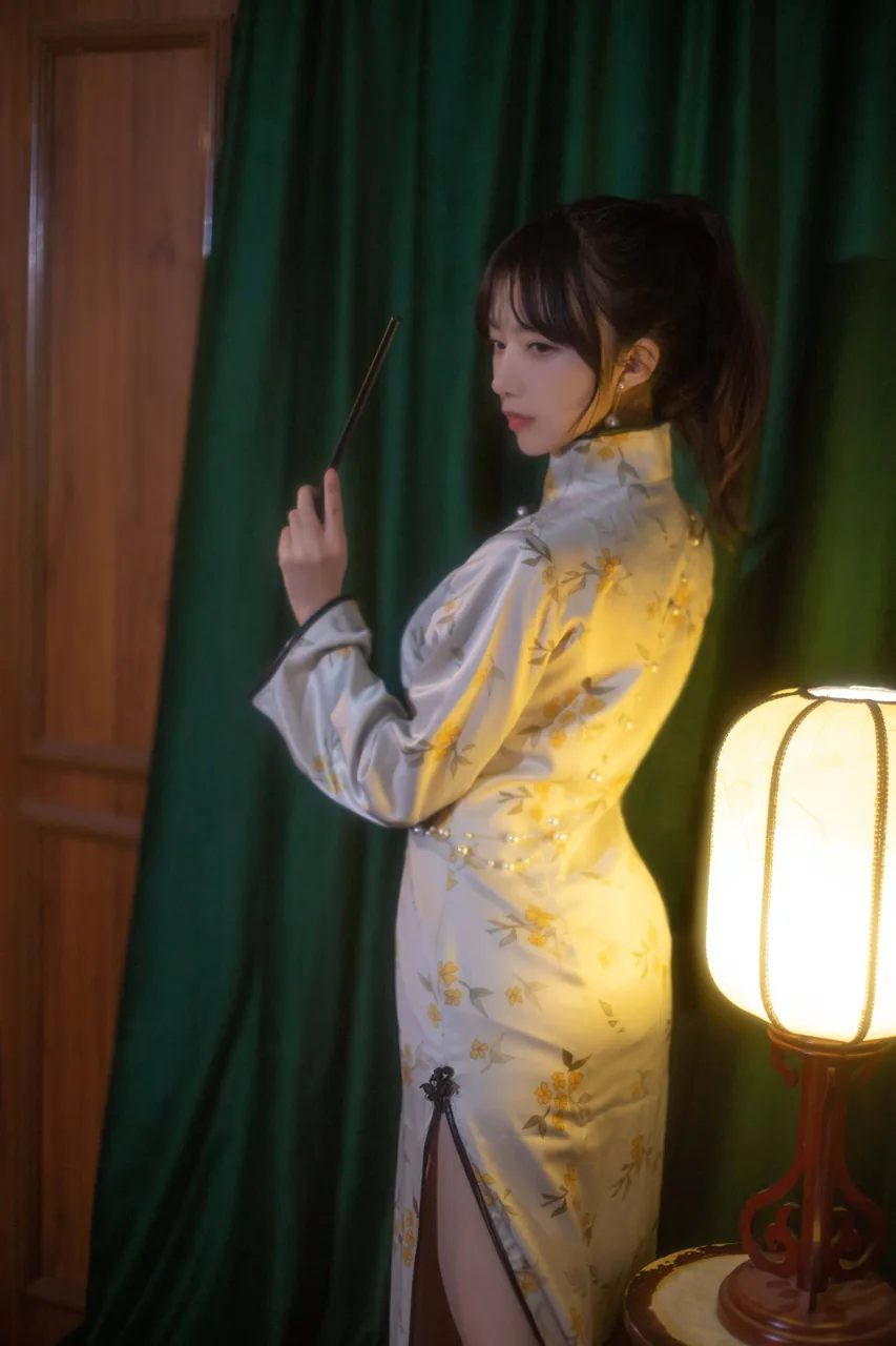 Shika小鹿鹿中秋旗袍