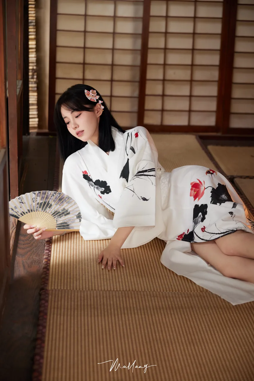 橘猫juju水墨丹青和服