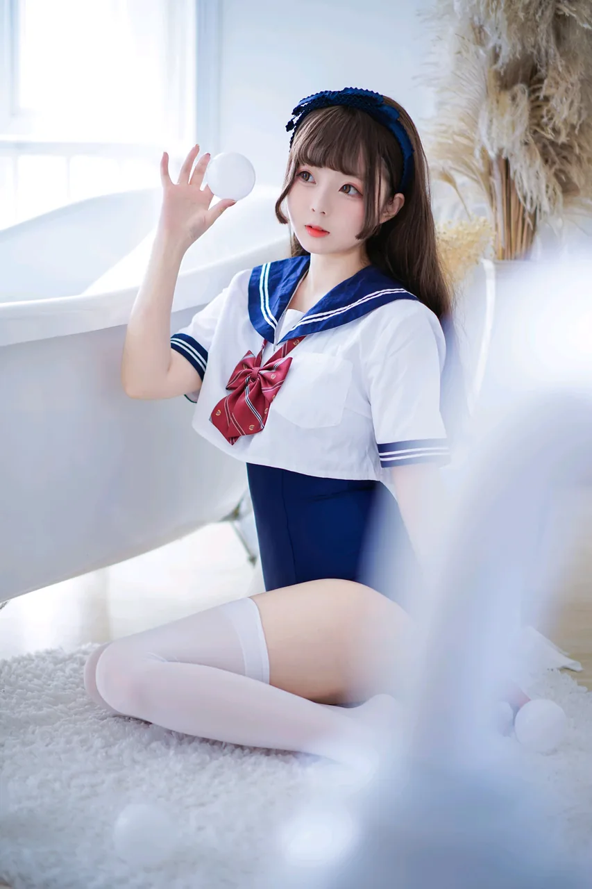 嶋葵制服死库水