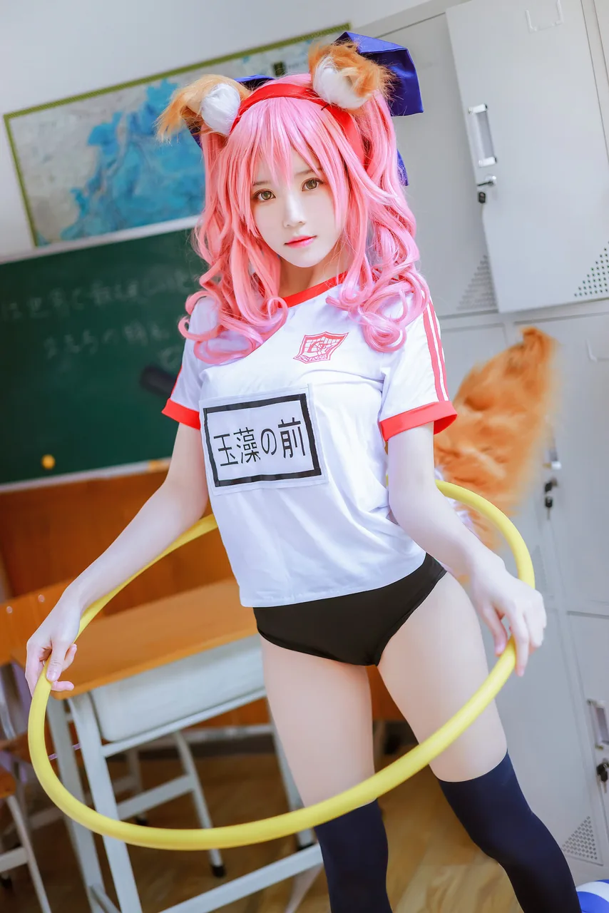 桜桃喵玉藻前体操服